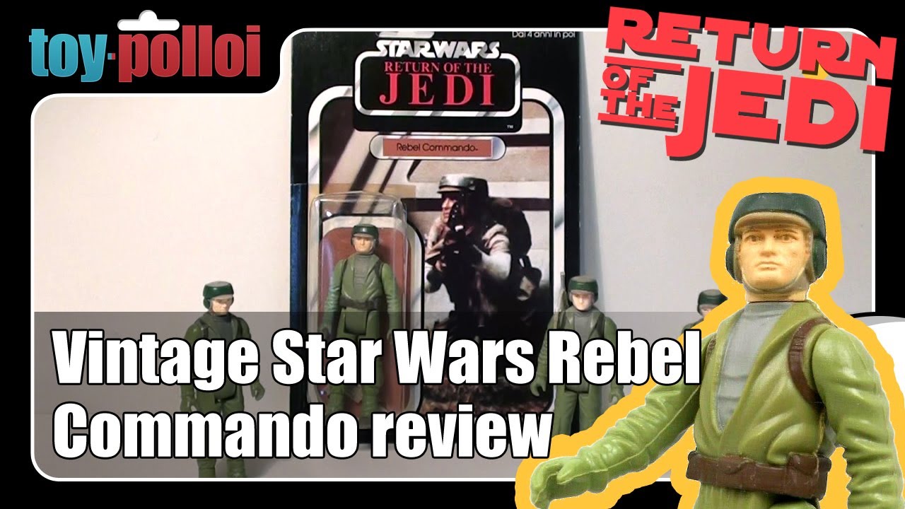 Vintage Star Wars Rebel commando review - Toy Polloi - YouTube
