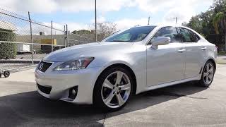 SOLD 2012 Lexus IS 250 81K Miles Meticulous Motors Inc Florida For Sale