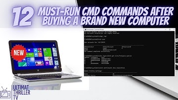 12 Must-Run CMD Commands after buying a brand-new PC