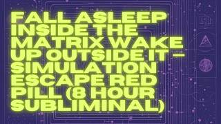 tonight the simulation loses its hold on your mind — matrix red pill tesla + jung