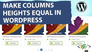 How to Make Columns Height Equal in WordPress Using CSS Class or ID