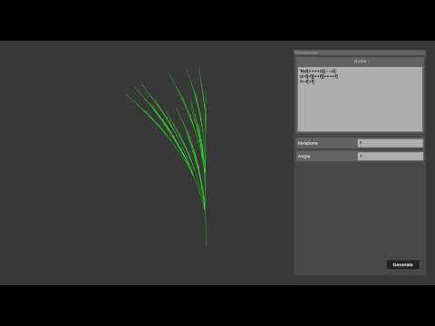 L-System based plant generator (Unity) - YouTube