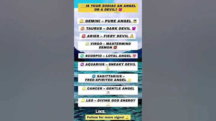 😇 IS YOUR ZODIAC AN ANGEL OR A DEVIL? #zodiac#zodiacsigns#astrology#astrologer#usa#shorts#tarot#fyp