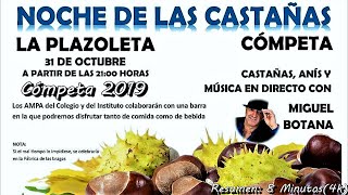 Resumen: NOCHE DE LAS CASTAÑAS 31-10-2019.Cómpeta. 8 Minutos(4k)..