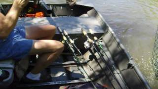 Smallmouth Bass caught in the Tippecanoe River.