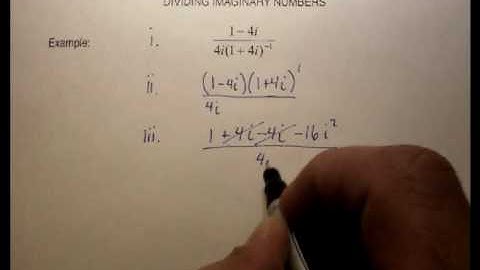 Complex Numbers: Rationalizing the Denominator (3).avi