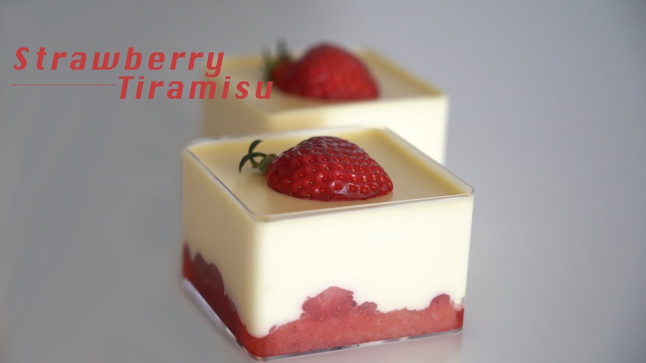 Кисло-сладкий клубничный тирамису