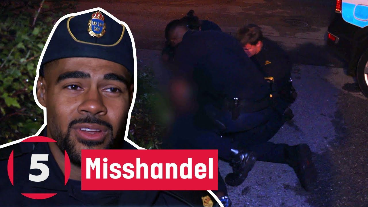 Polisen ingriper vid stökig MISSHANDEL | Södertäljepolisen | Kanal 5 Sverige
