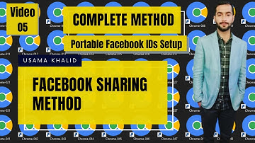 Facebook Sharing Setup Part 5 | Create Portable Facebook IDs | Facebook Sharing Method 2022