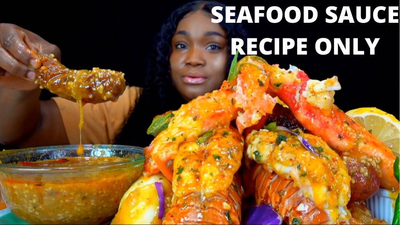 SEAFOOD MUKBANG SAUCE RECIPE EATCOOKANDLIVEITUP SEAFOOD SAUCE RECIPE