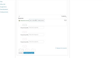 Configuración de examen en CANVAS