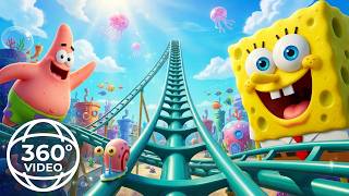 Spongebob Roller Coaster - 360 Vr Video