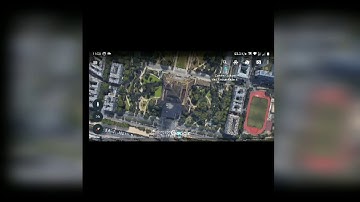 3D view of Eiffel Tower Paris