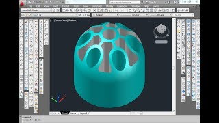 AUTO CAD 3D TUTORIAL EXERCISE # 30