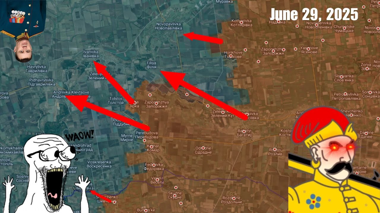 Russia vs Ukraine - June 30, 2025 - RUSSIA TAKES THEIR FIRST SETTLEMENT IN DNEPROPETROVSK REGION