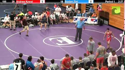 195 Andrew Kowal vs. Braden Zini