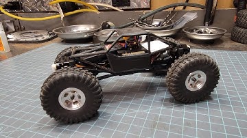 RC CRAWLER TALK: SCX24 CUSTOM CHASSIS 4WS.  MY 1ST MINI CRAWLER