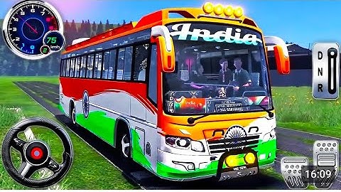 Indian Bus Driver Simulator 3D - Mobile First Bus Transporter Driving - Android GamePlay #3