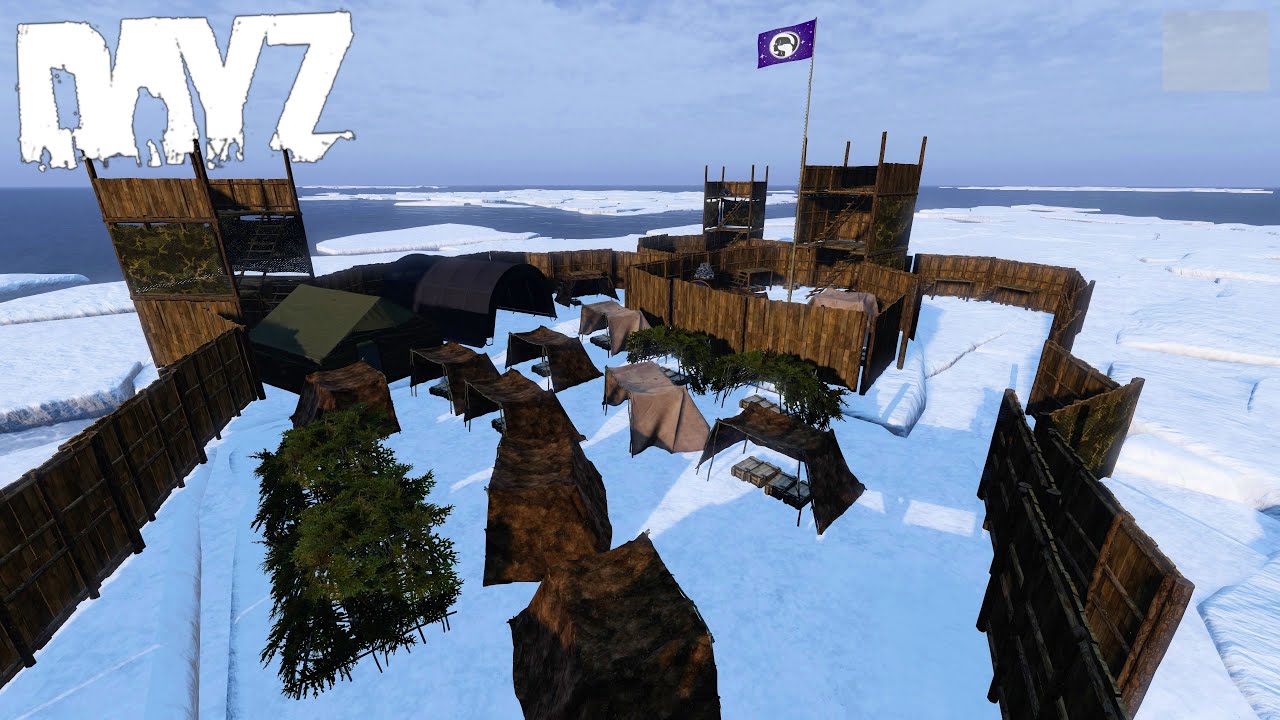 I Built A SECRET Ice Base On Sakhal! DayZ Ps5