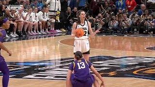 Caitlin Clark SHOCKED Ref Called 3rd Foul On Her In First Half | LSU vs Iowa, National Championship