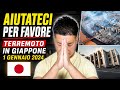 Terremoto in Giappone a Ishikawa 1 Gennaio 2024 | Aiutateci per favore