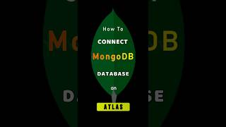 How to connect mongodb database on Atlas. #mongodb #nodejs #restapi #database #webdevelopment
