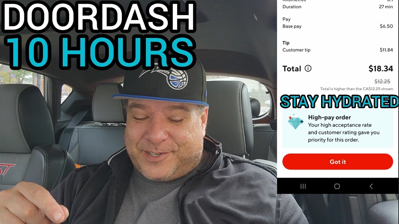 how-much-can-l-make-doordashing-for-10-hours-youtube