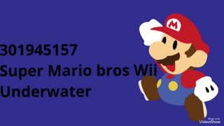 Roblox Music Codes Id S Mario Version By Lucas Matics - super mario roblox id