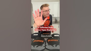 5 DIFFERENT Types Of Body Armor EXPLAINED #civtac #edc #tactical