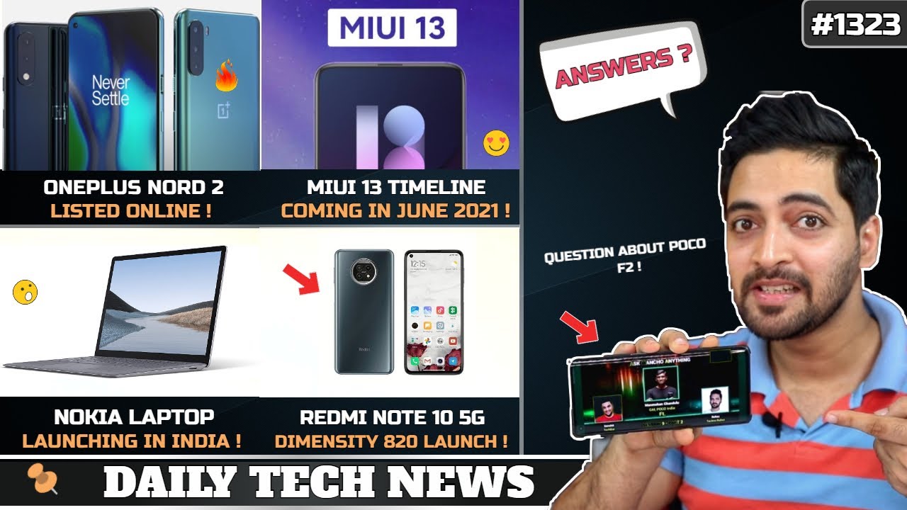 Asking POCO About F2,Oneplus Nord 2,Nokia Laptop India,Honor Band 6 India,MIUI 13 Roadmap 2021 #1323