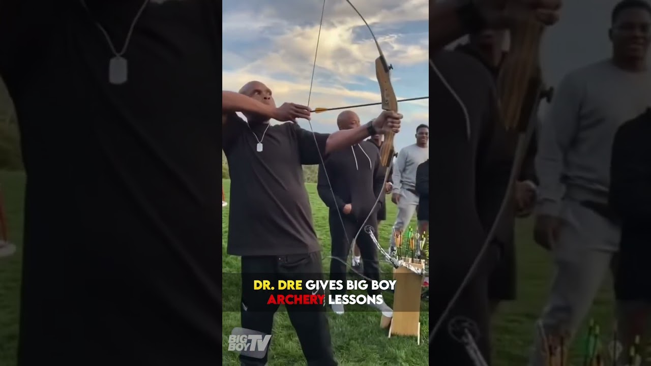 Dr. Dre Gives Big Boy ARCHERY Lessons