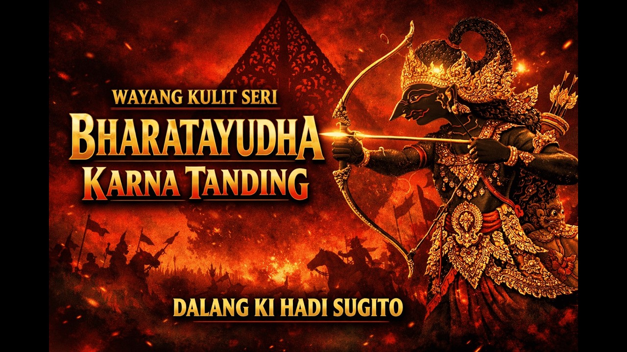 WAYANG KULIT BHARATAYUDHA KARNA TANDING | Dalang Ki Hadi Sugito | Lakon Perang Besar Penuh Filosofi