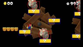 New Super Mario Bros. 2 - Collider/Hitbox/Sensor Visualization