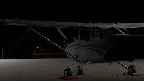 MSFS - Evening Flight with the WB-Sim 172SP Classic Enhancement - 2DT to KPWA