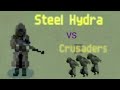 Забив Steel Hydra vs Crusaders. Зомбикс онлайн