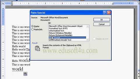 Edit Menu Options in MS Word MS Office 2003 in Telugu (nowtelugu.com)