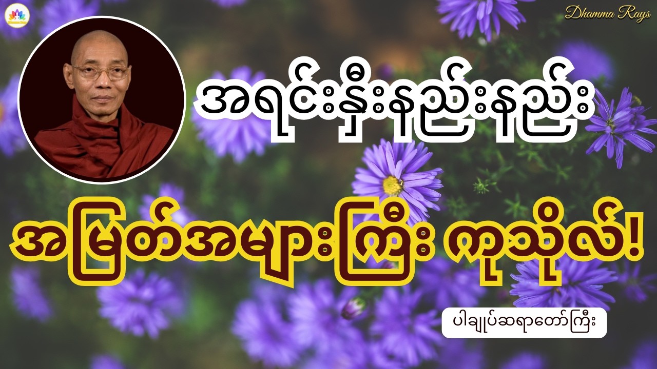 လူတိုင်းလုပ်နိုင်တဲ့ အရင်းနည်း ကုသိုလ်ကြီး ရရှိစေမည့် တရားတော် | ပါချုပ်ဆရာတော်ကြီး