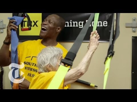 Shirley and the Bodybuilder: 90-Year-Old Hits the Gym | The New York Times