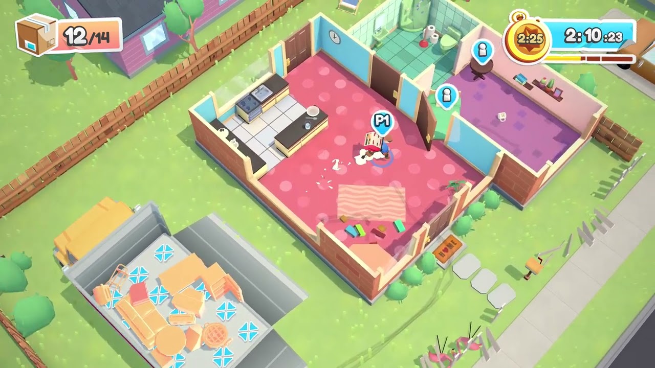 Moving Out Xbox One Intro + Gameplay [No Commentary]