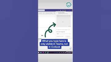 How to set an Out of Office and a status message in Teams