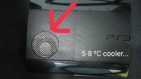 PS3 Super Slim Cooling Mod || 5-8 degree Cooler
