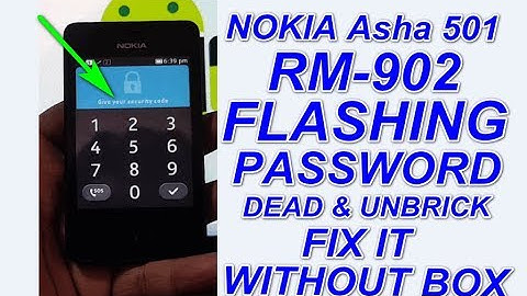 Nokia Asha 501 RM 902 Flashing-Password Unlock-Unbrick & Dead Fix Without Box