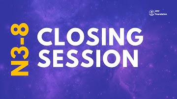 N3-8: Closing Session (Recommendations and Valedictory)