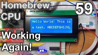 Working Again! - Making an 8 Bit pipelined CPU - Part 59