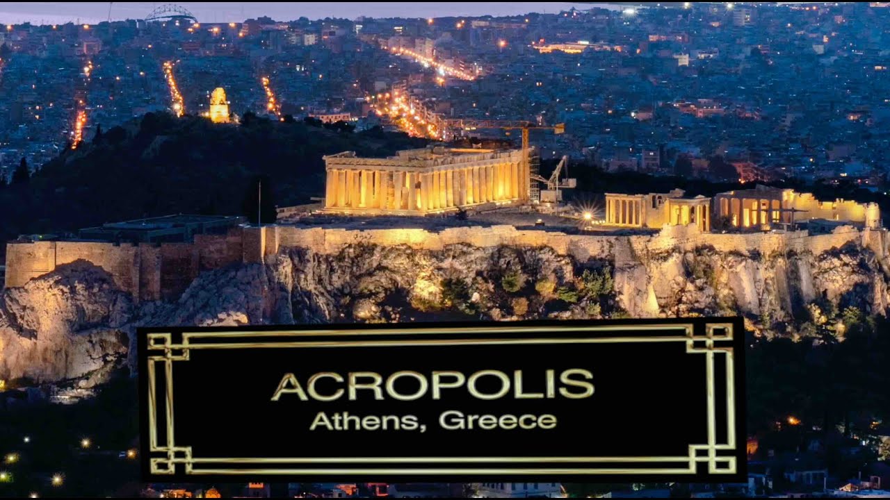 Acropolis - Athens, Greece Aerial Drone - 4K