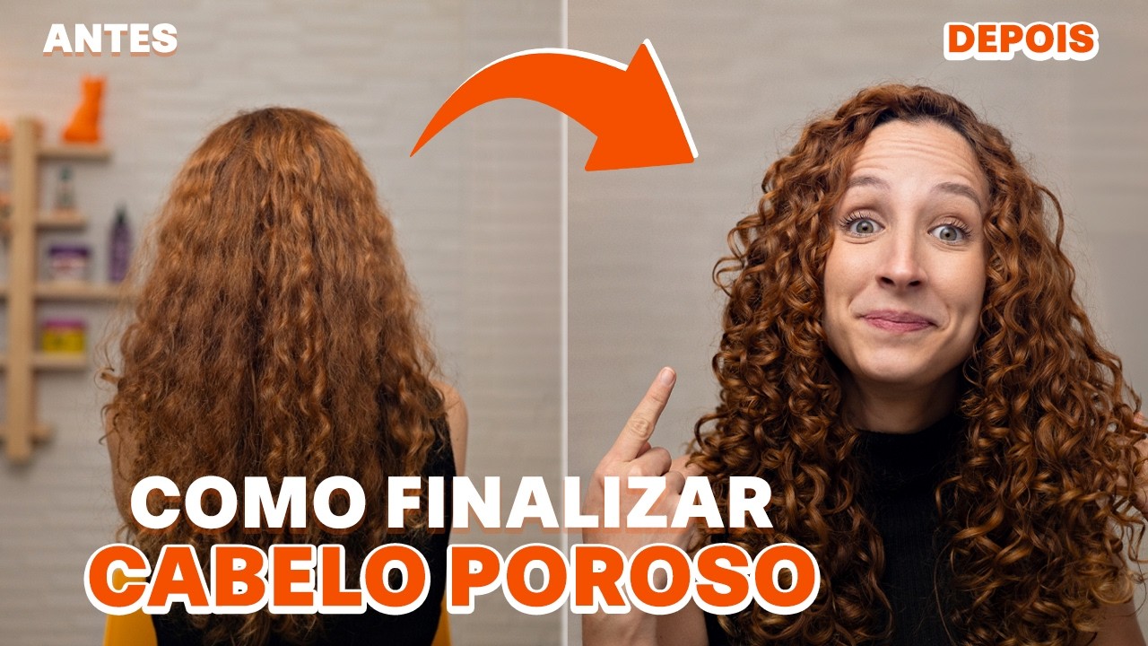 COMO FINALIZAR CABELO CACHEADO MUITO POROSO | PASSO A PASSO PARA COPIAR!