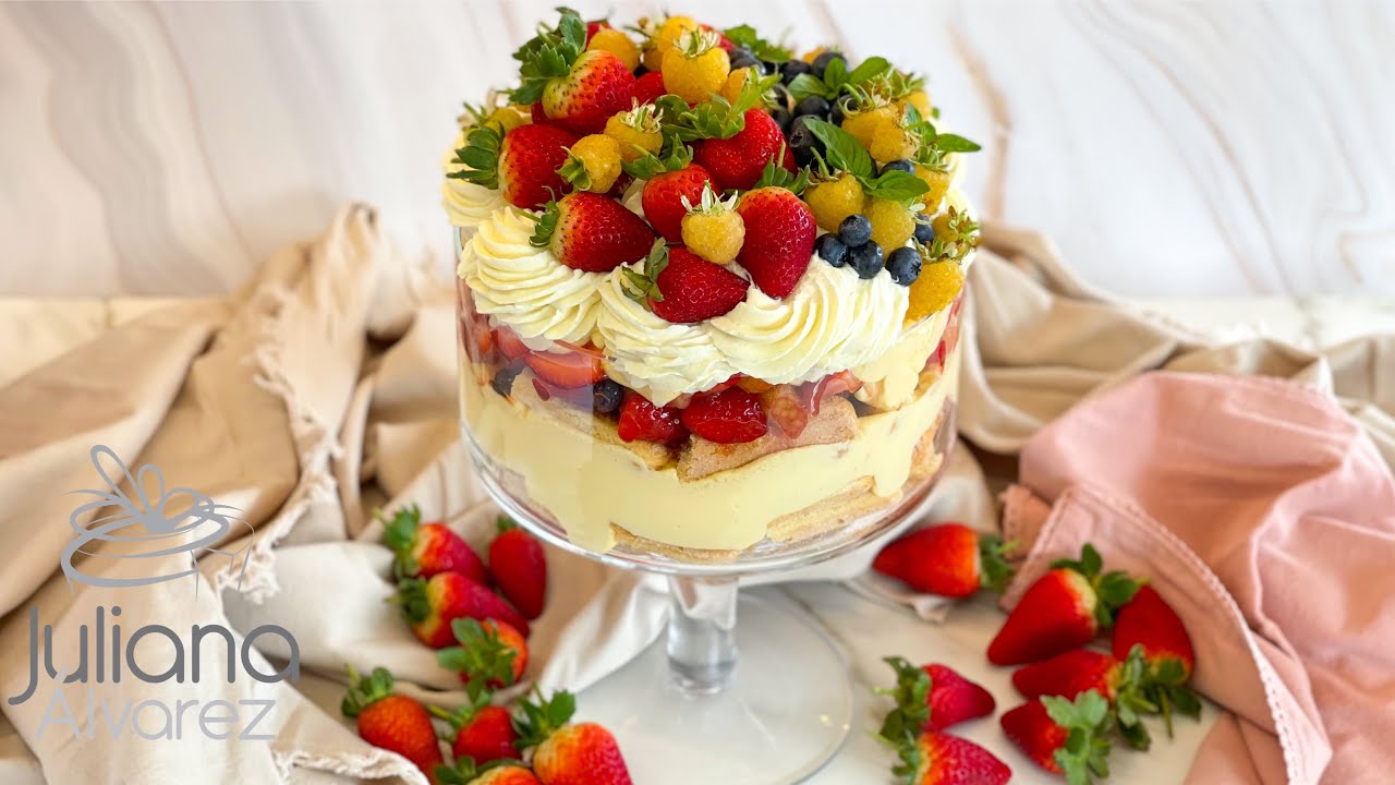 Trifle - Suave y Cremoso Postre Sin Horno