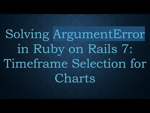 Solving ArgumentError in
