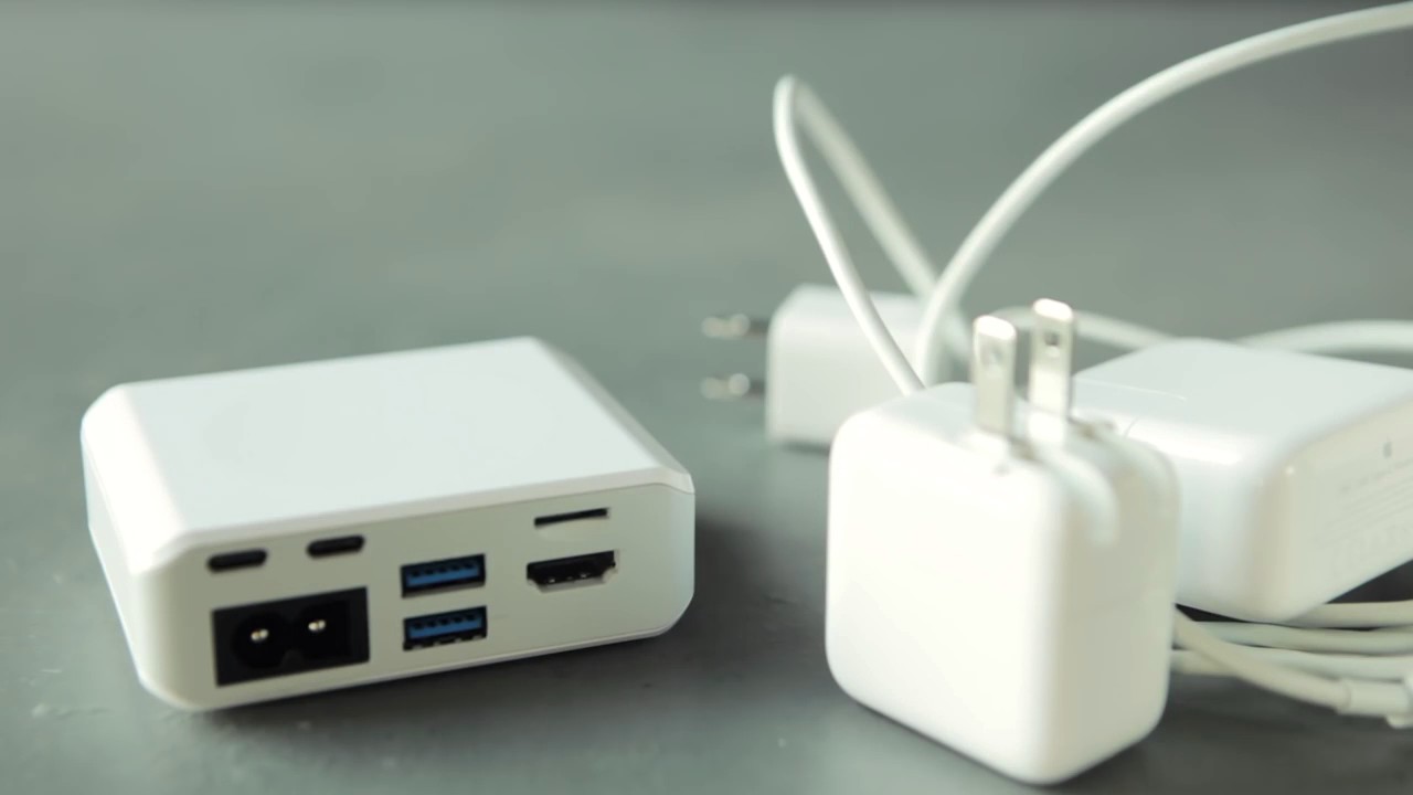 Marble USBC 3.1 PD Netzladegerät/Hub/Portrep. mit integr. 60 Watt