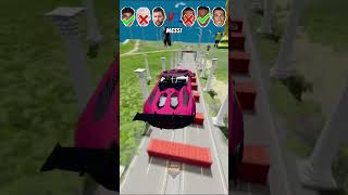 Lamine Yamal vs Ronaldo Impossible Car Jump 😱🔥 #shorts #soccer #challenge #viral #fyp